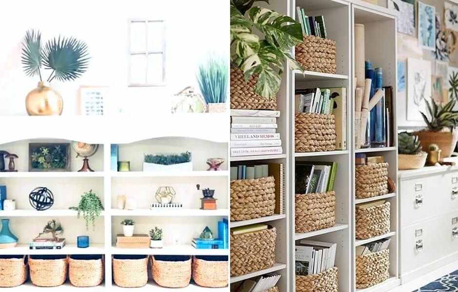 Styling shelves like a pro