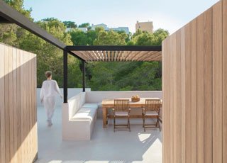 An ethereal apartment in Ibiza is smaller than its terrace