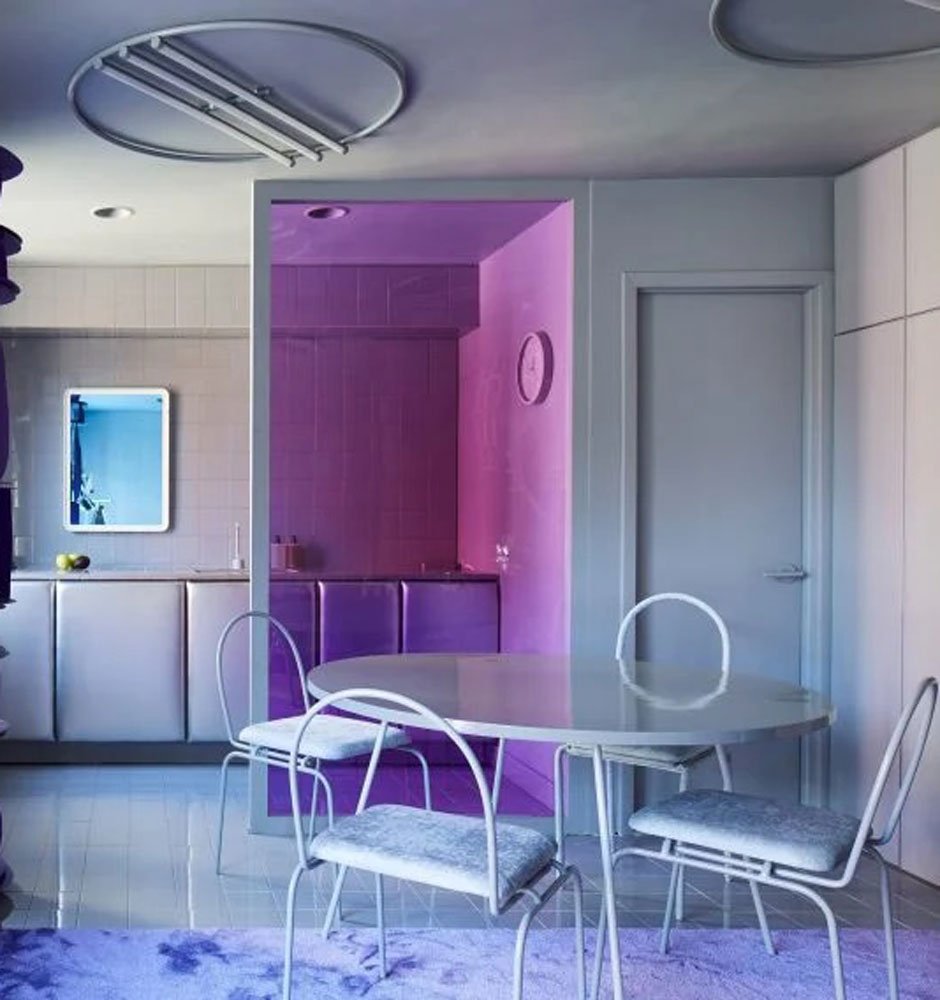 6 purple interiors with Pantone's color of the year for 2022