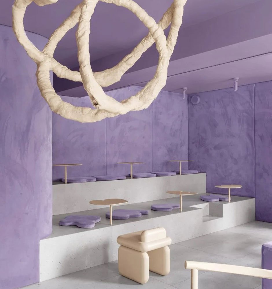 6 purple interiors with Pantone's color of the year for 2022