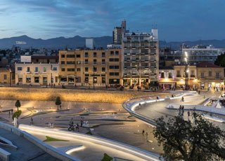 Zaha Hadid Architects transforms Nicosia ancient moat into a fluid streetscape