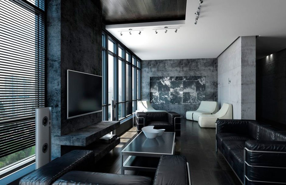 High-tech style in interiors