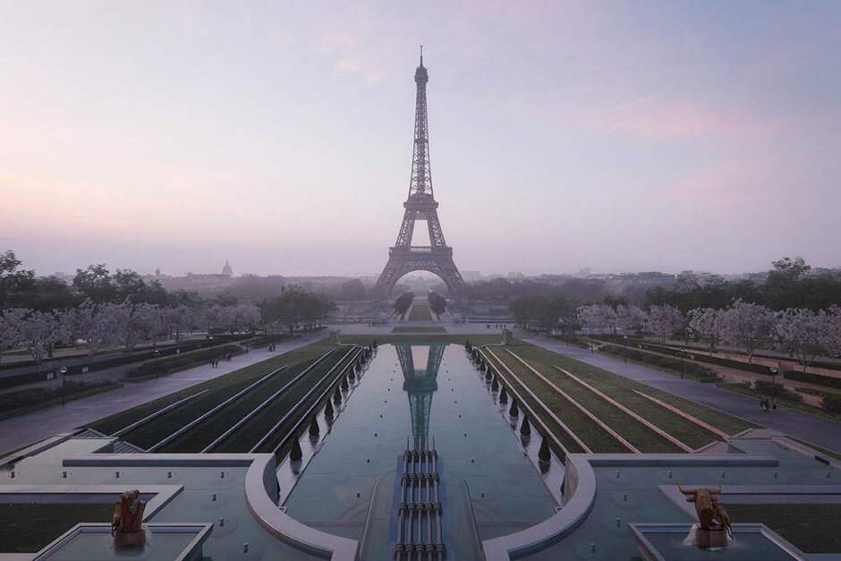 Council of Paris approves plans for the greening of the Eiffel Tower Site