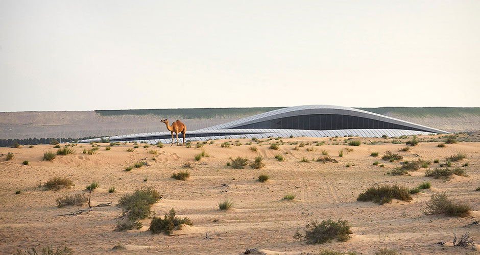 Zaha Hadid Architects completes dune-like Beeah Headquarters in Sharjah