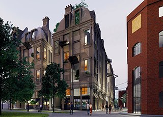 Groupwork emulates lost 18th-century buildings with Bristol apartment block