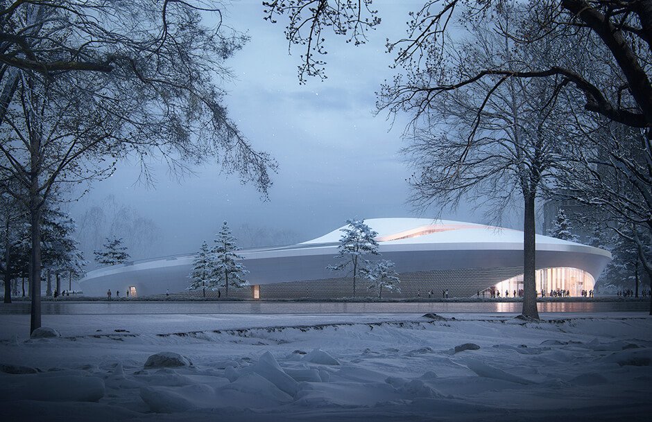 Muda Architects models Tianfu Museum of Chinese Medicine on yin-yang symbol