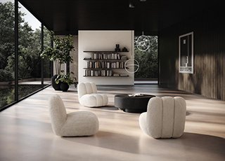 Redefined details and monumental shapes rooted in Scandinavian soil and nourished by Japanese minimalist aesthetics.